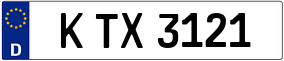 Truck License Plate